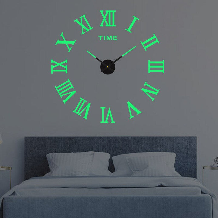 BowLift | Unique Black Wall Clock | Innovative Design, Quartz Movement & Ideal for Home Decor