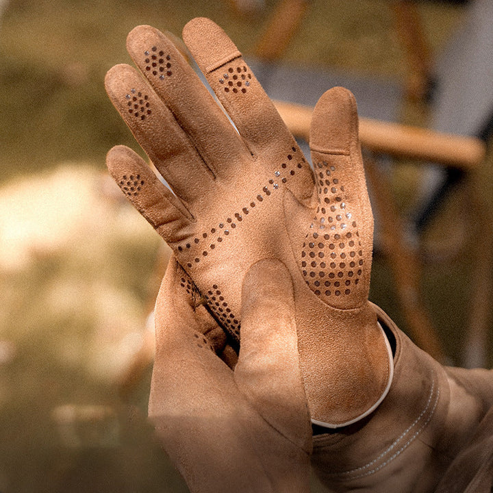BowLift | Cold-resistant suede gloves