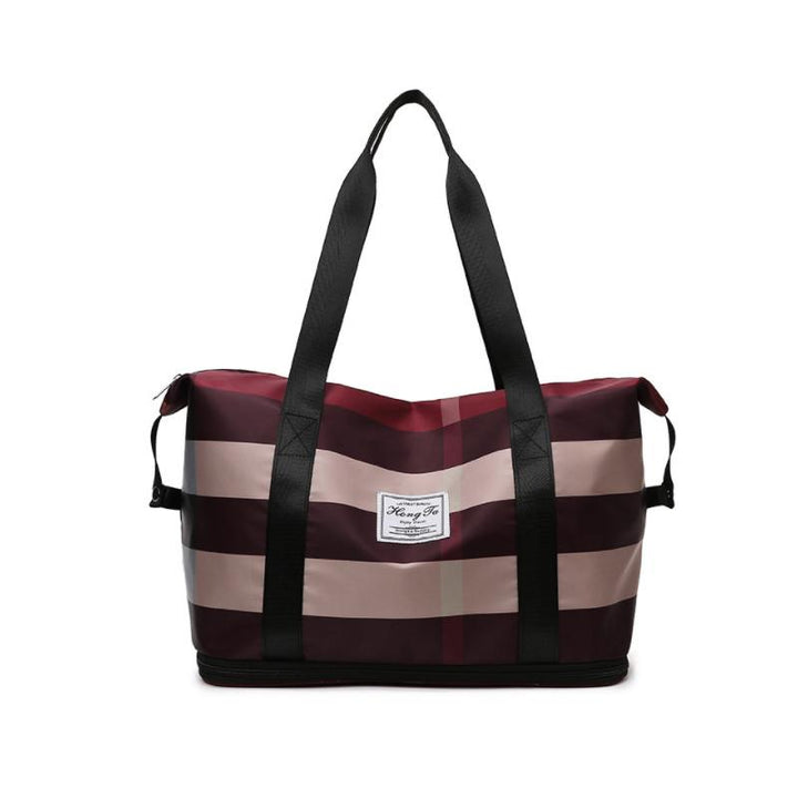 BowLift | Fashionable checked travel bag