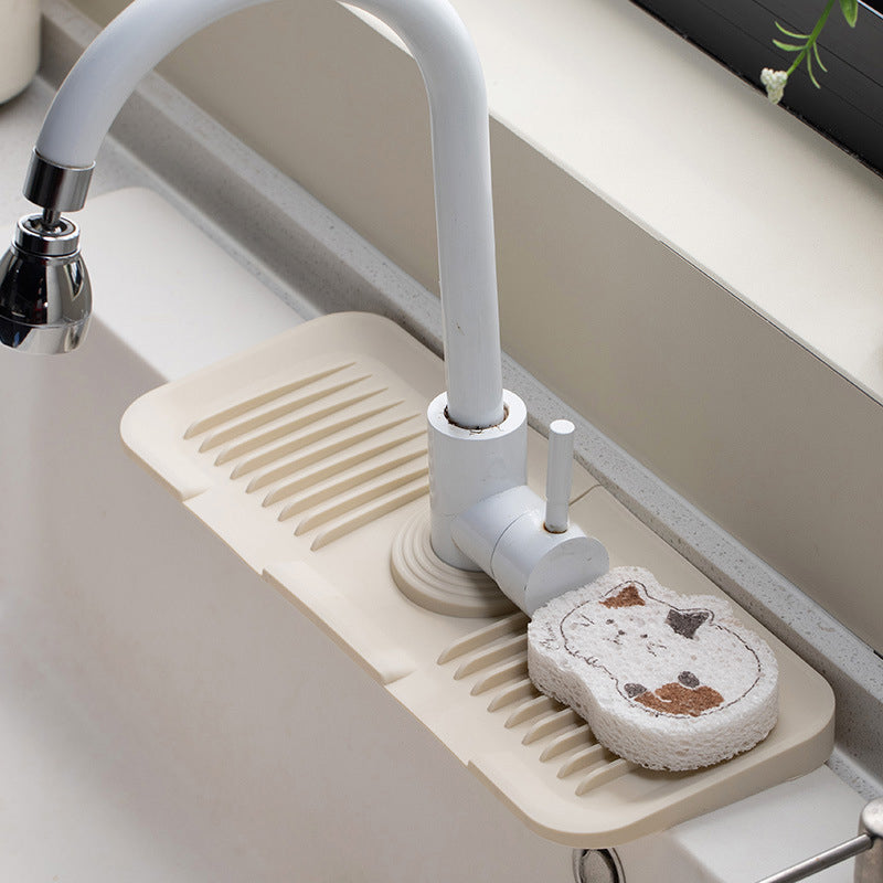BowLift | Silicone sink faucet splash guard mat