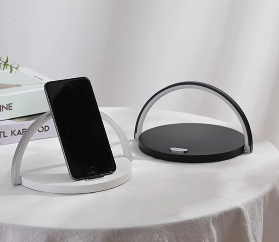 Bowlight Design™ - Stylish 3-in-1 Night Light with Qi Charger Bowlift