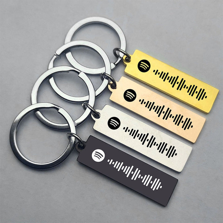 BowLift | Music Code Plaque Keychain