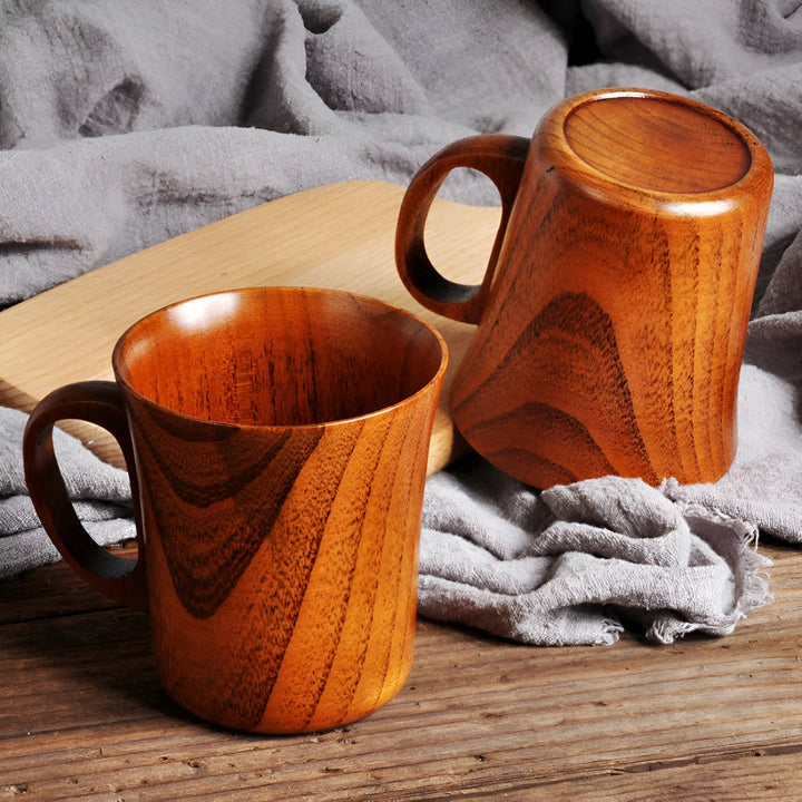 BowLift | Rustic Japanese Style Wooden Mug