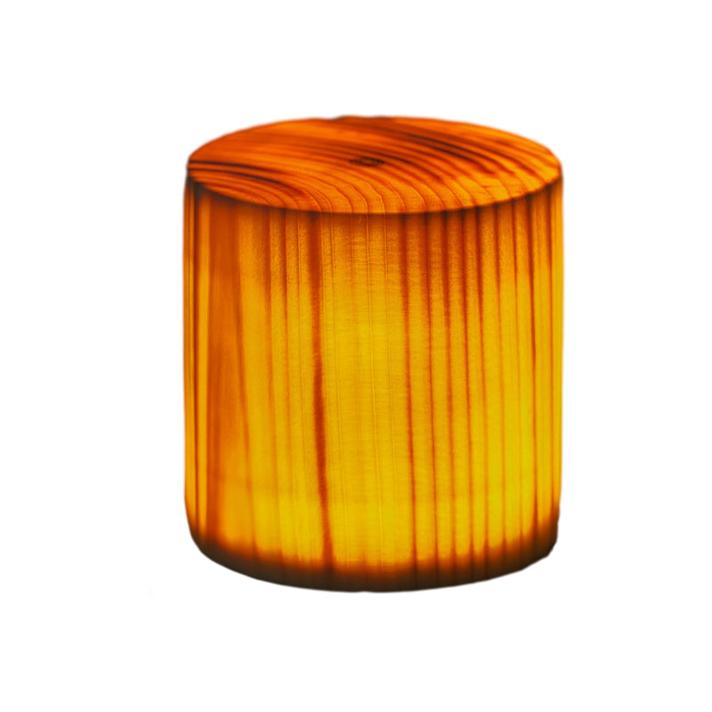 Cordless LED table lamp with rechargeable battery and touch control – Warm wood design for a cozy atmosphere | Bowlift