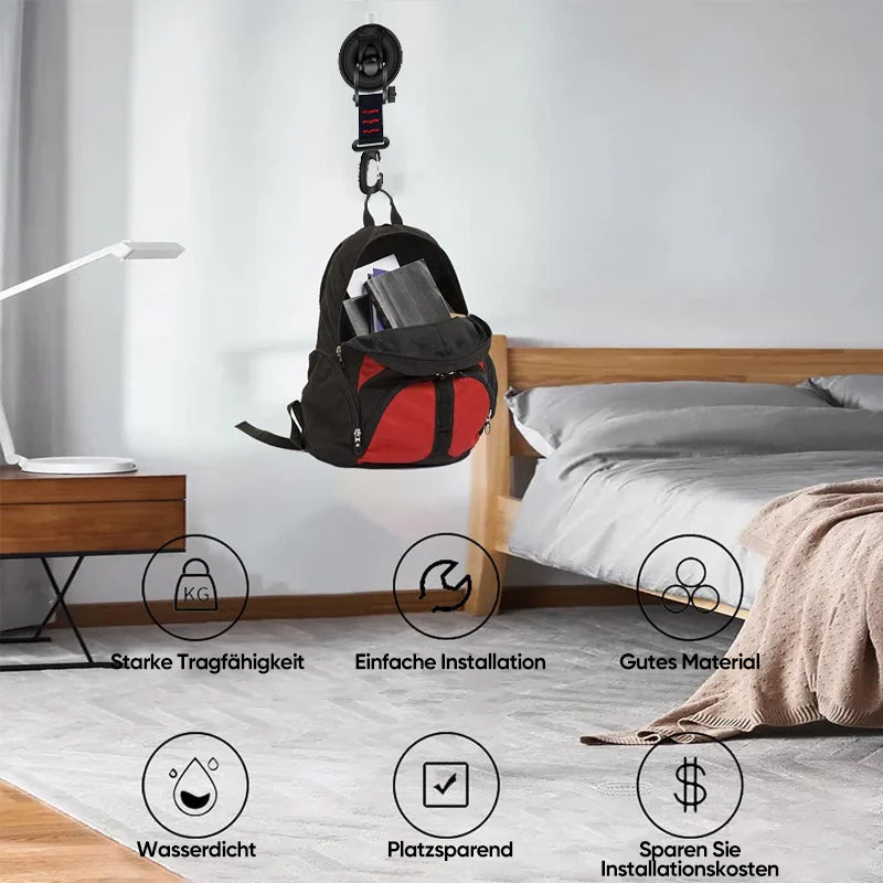Robust Vacuum Suction Cup with Hook | Bowlift