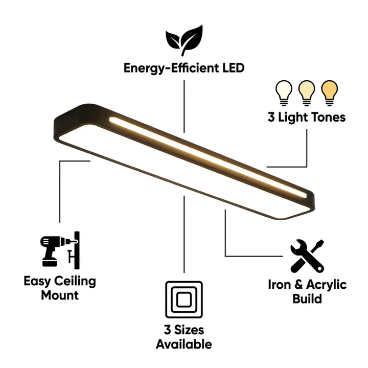 BowLift | NordicLine | Minimalist LED Ceiling Light in Nordic Design