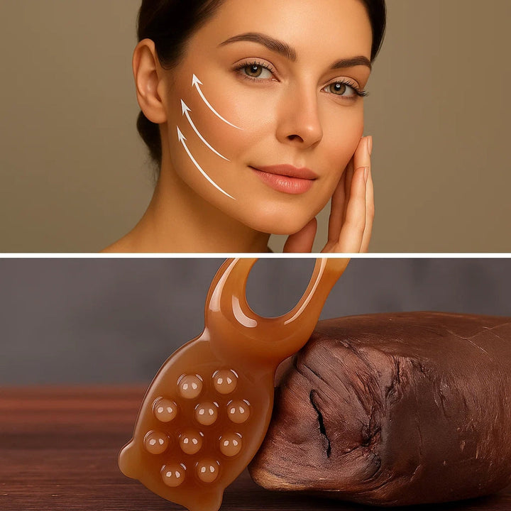 Jawline & Cheek Contour – Smooth Resin Design – De-Puffing Relief – Radiant Skin – At-Home Sculpting Bowlift