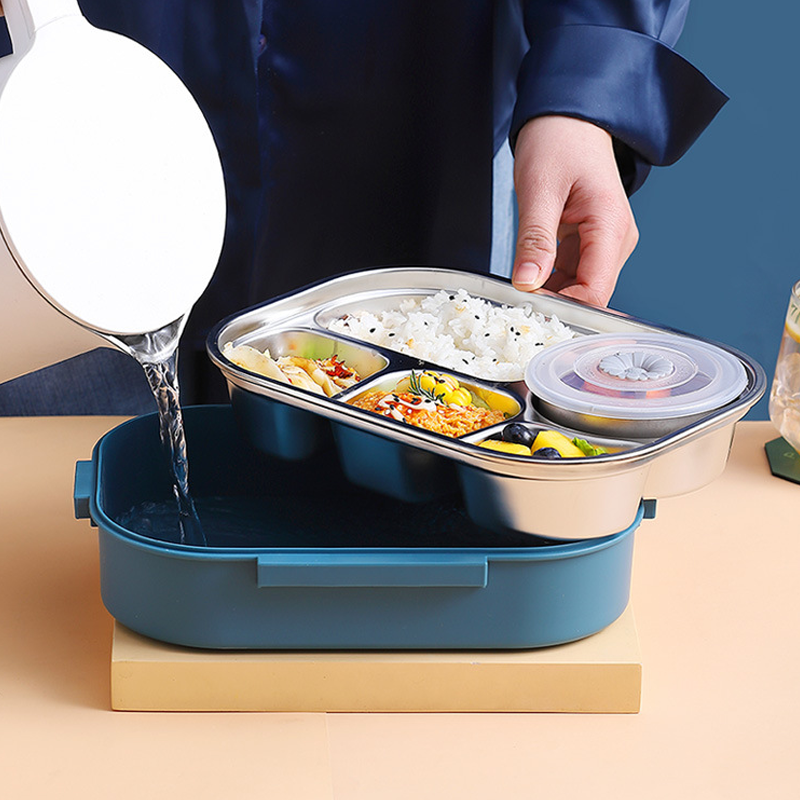 Internal lunchbox made of stainless steel Bowlift