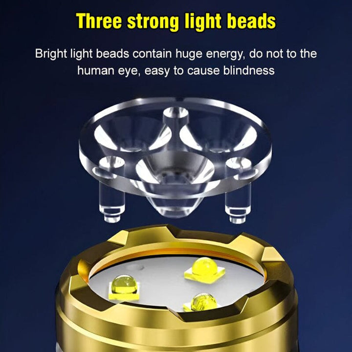 BowLift | Three-eyed Monster Mini Flash Super Power Flashlight