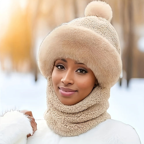 BowLift | Winter Beanie & Scarf Set | Plush Fleece Lining | Windproof & Lightweight Warmth | ChillGuard