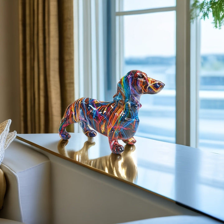BowLift | Graffiti Dachshund Sculpture