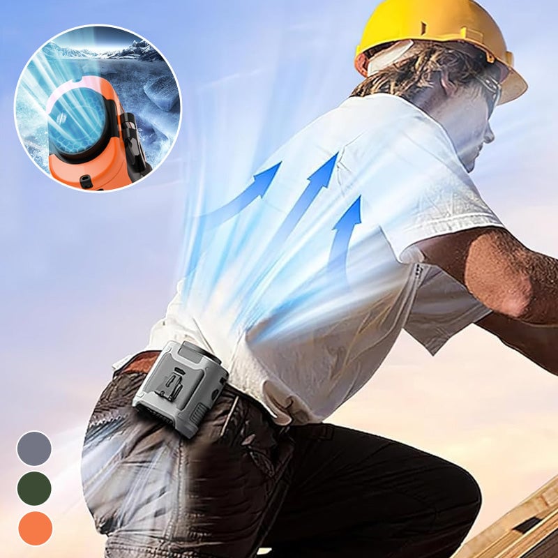 Portable belt fan with USB charging | Bowlift