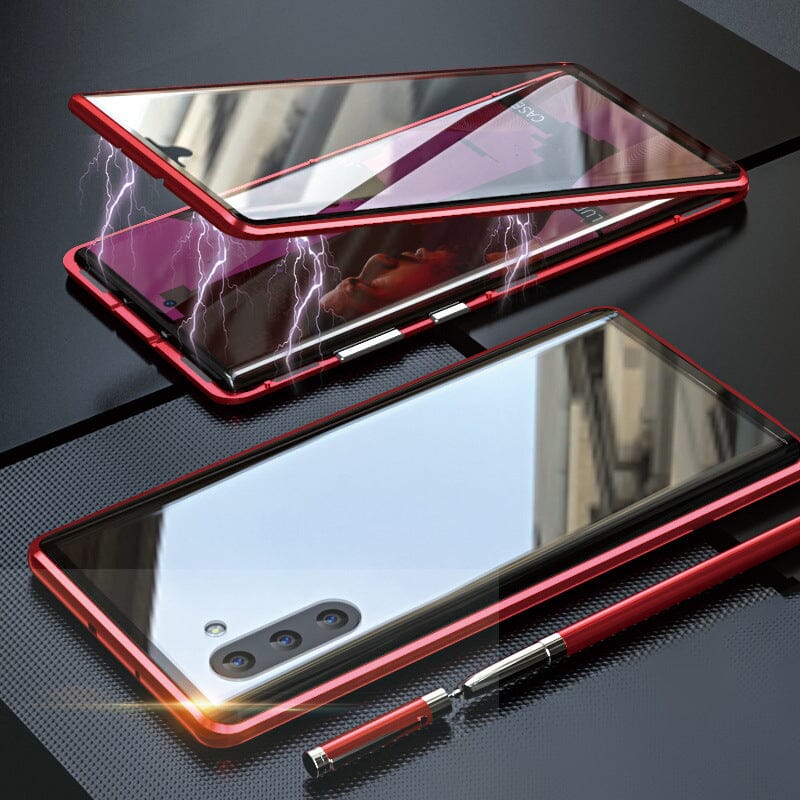 BowLift | Samsung magnetic tempered glass double-sided phone case