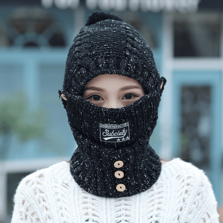 BowLift | Women’s Winter Beanie & Scarf Set | Soft Fuzzy Lining | 2-in-1 Hat, Scarf & Face Cover | Cold Weather Gift