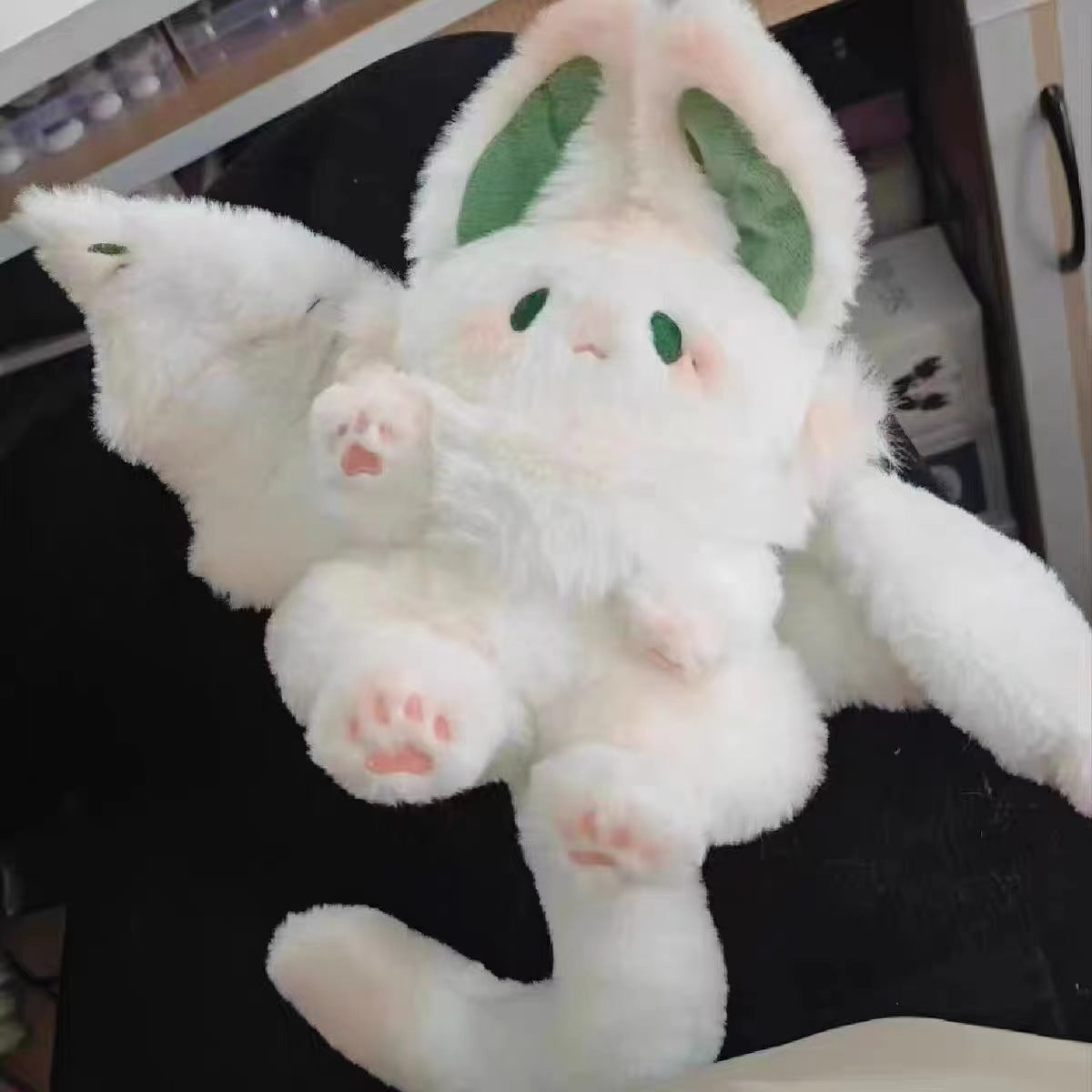 BowLift | Plush Bat Bunny-White