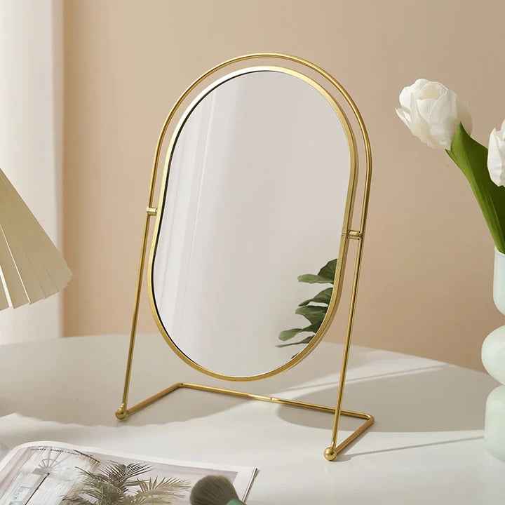 BowLift | Large Minimalist Desktop Makeup Mirror