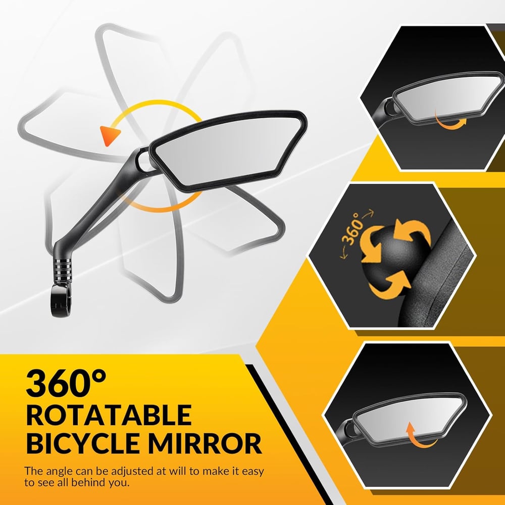 BowLift | Shockproof bicycle mirrors – Impact-resistant like safety glass in cars
