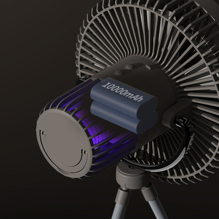 Portable Outdoor Mood Light Rechargeable Fan | Bowlift