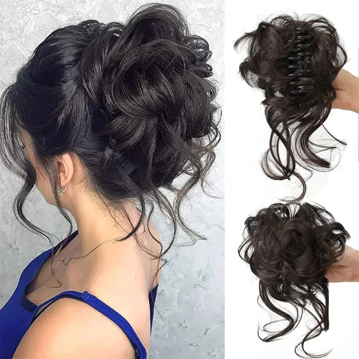 CurlyBun: Instant Curled Bun Hair Clip