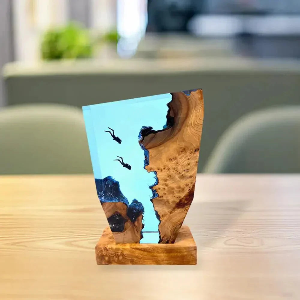 BowLift | Wave LED Lamp made of Resin