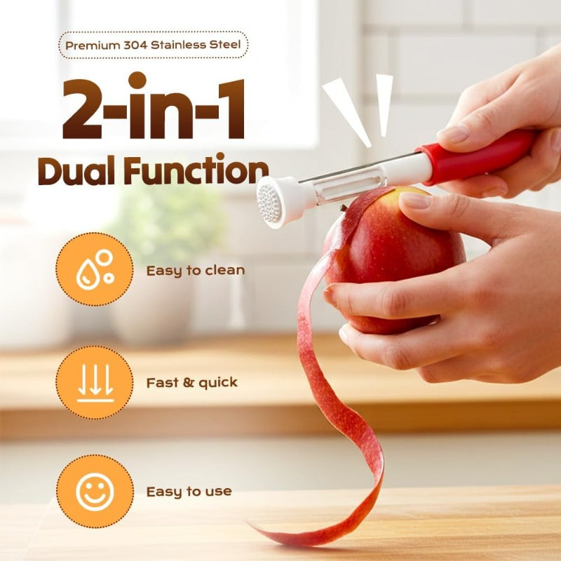 2-in-1 Kitchen Fruit Peeler Bowlift