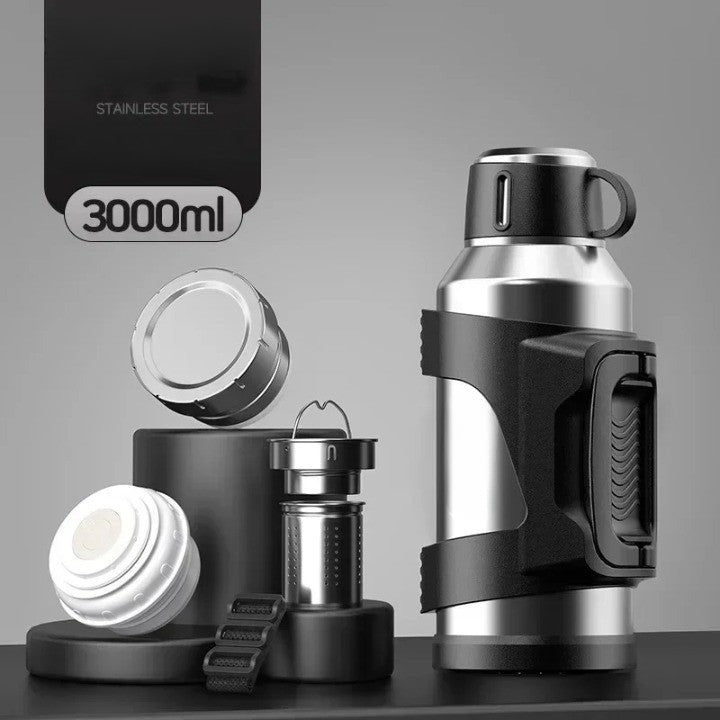 Stainless Steel Heavy Duty Travel Hiking Thermos | Bowlift