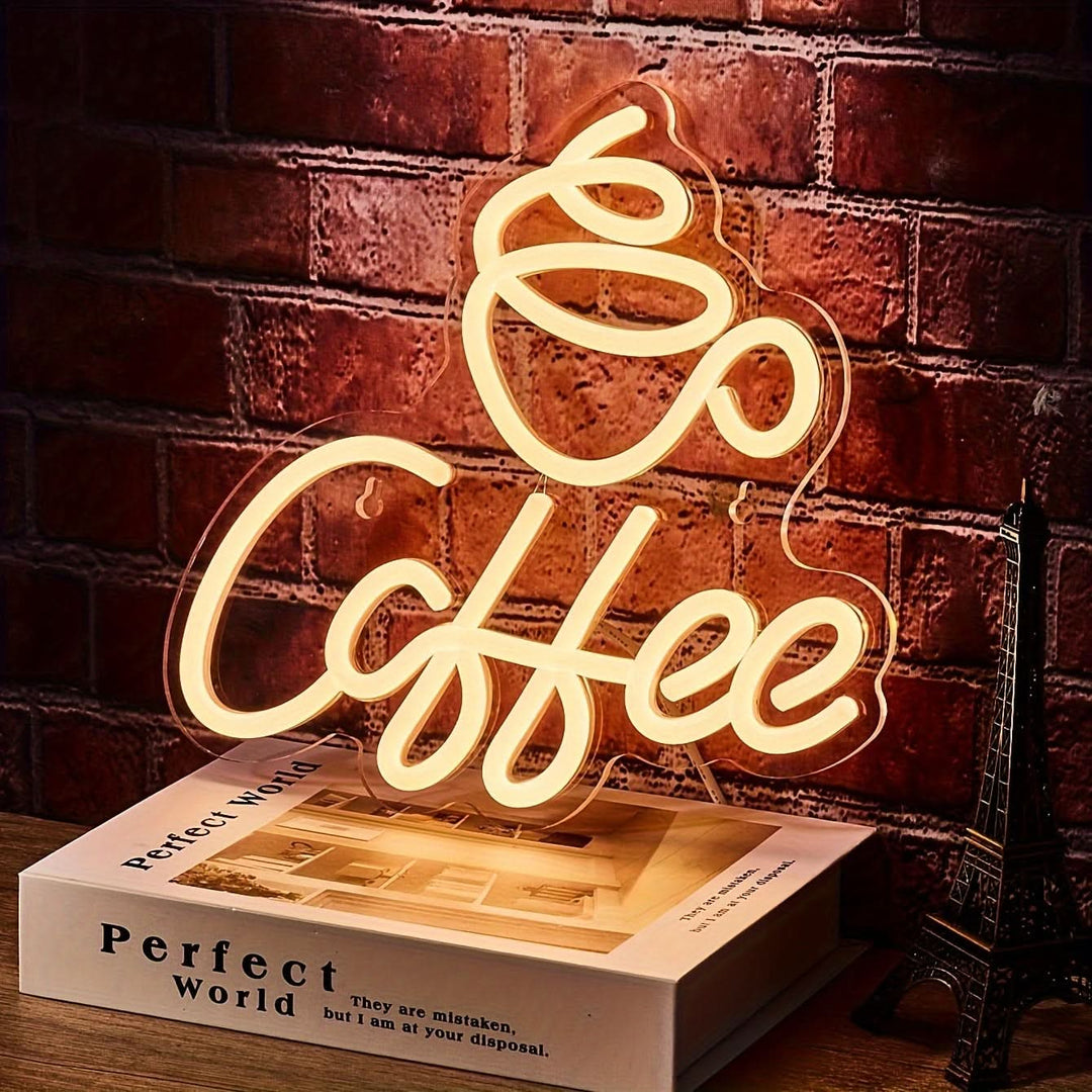 BowLift | Neon LED Coffee Sign for Kitchen or Café Wall