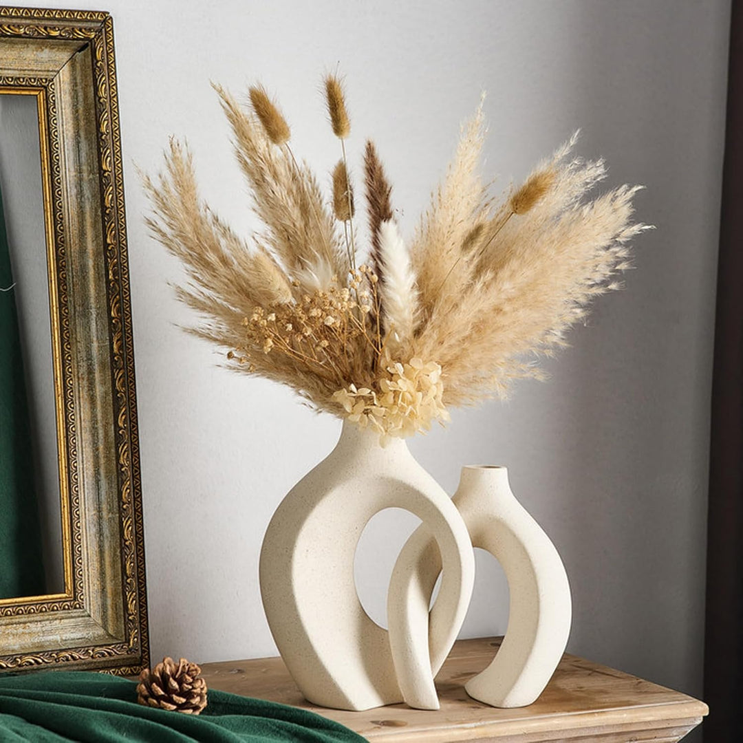 BowLift | European White Ceramic Vase Set