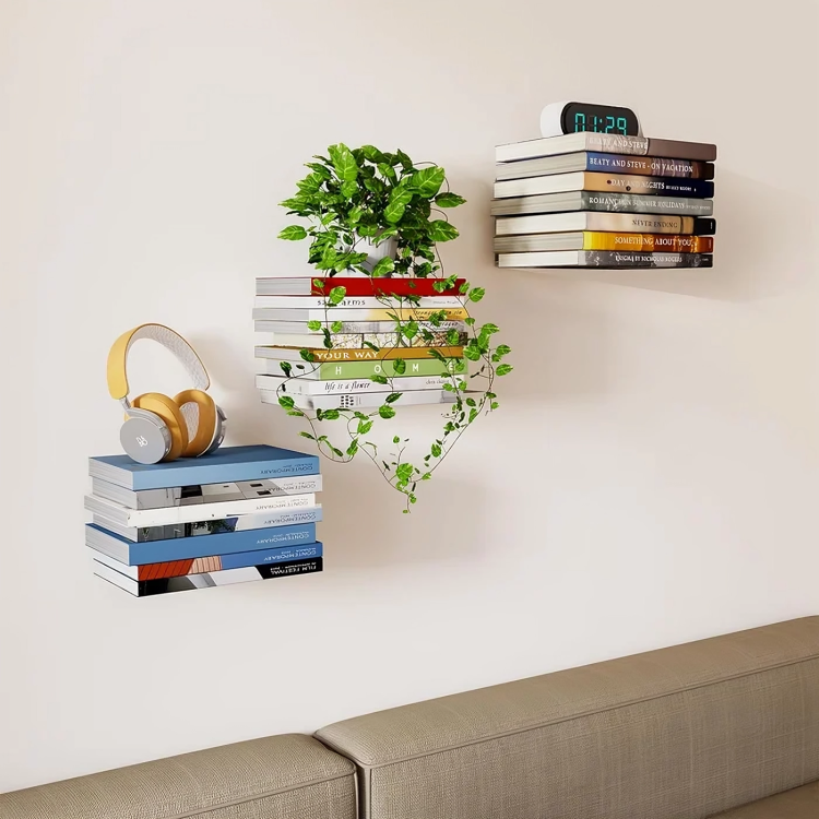 BowLift | AeroShelf — Let your books magically float on the wall and make your rooms shine
