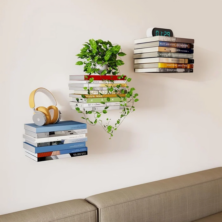 BowLift | AeroShelf — Let your books magically float on the wall and make your rooms shine