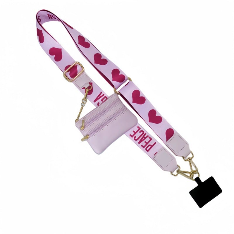 BowLift | Adjustable Phone Lanyard Crossbody Strap with Wallet