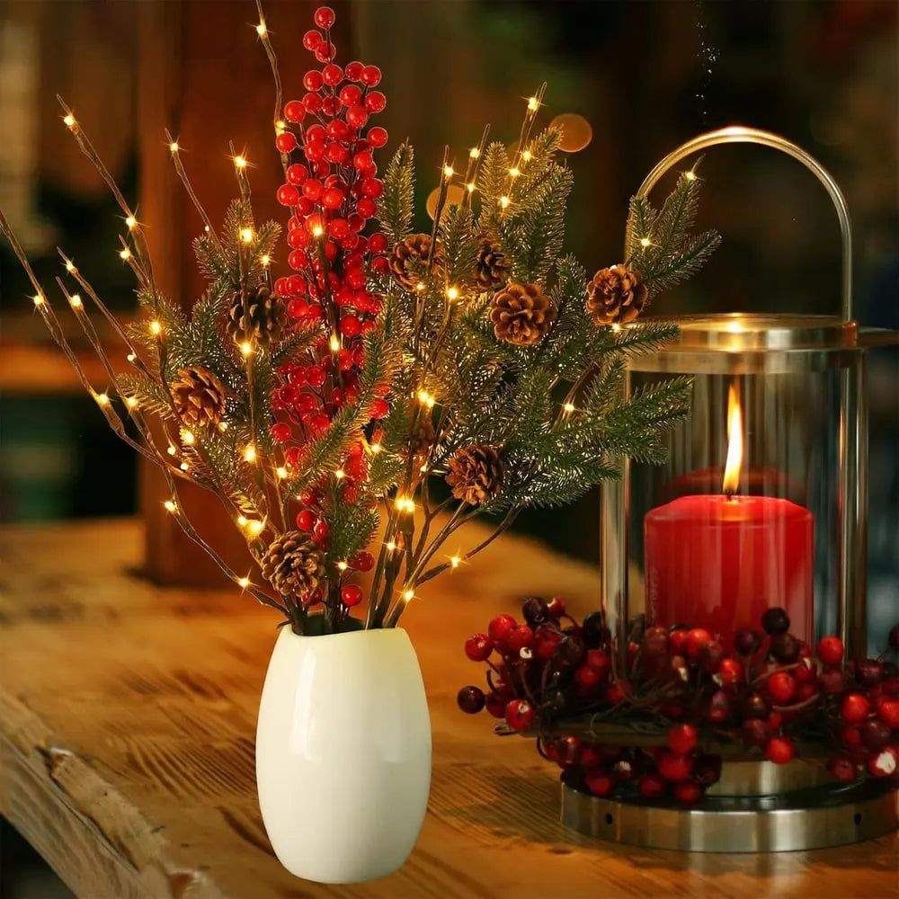 BowLift | Battery-operated adjustable LED branch decoration string lights