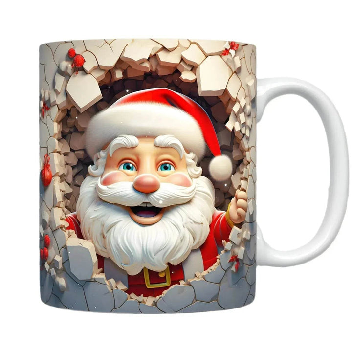 BowLift | Creative 3D Christmas Ceramics Mug Christmas gift