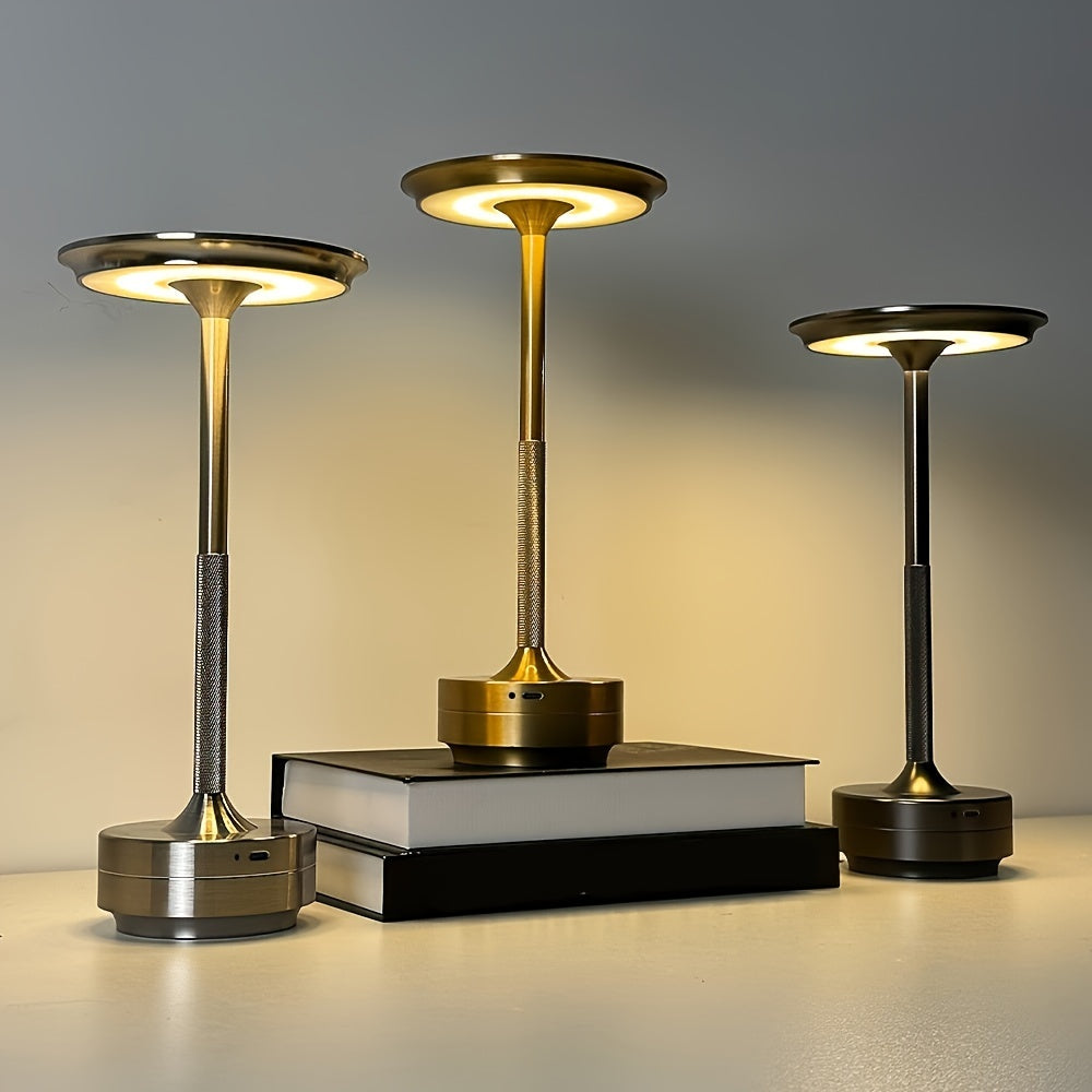 LumiTaf – Modern LED Table Lamp with USB Bowlift