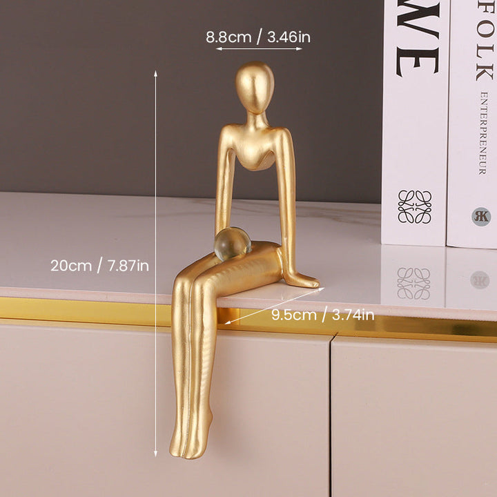 Abstract Figure Art Ornament | Bowlift