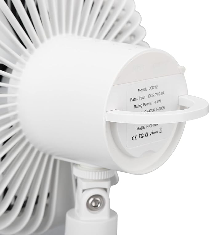 Rechargeable 10,000mAh Camping Fan with LED Lighting and Power Bank | Bowlift