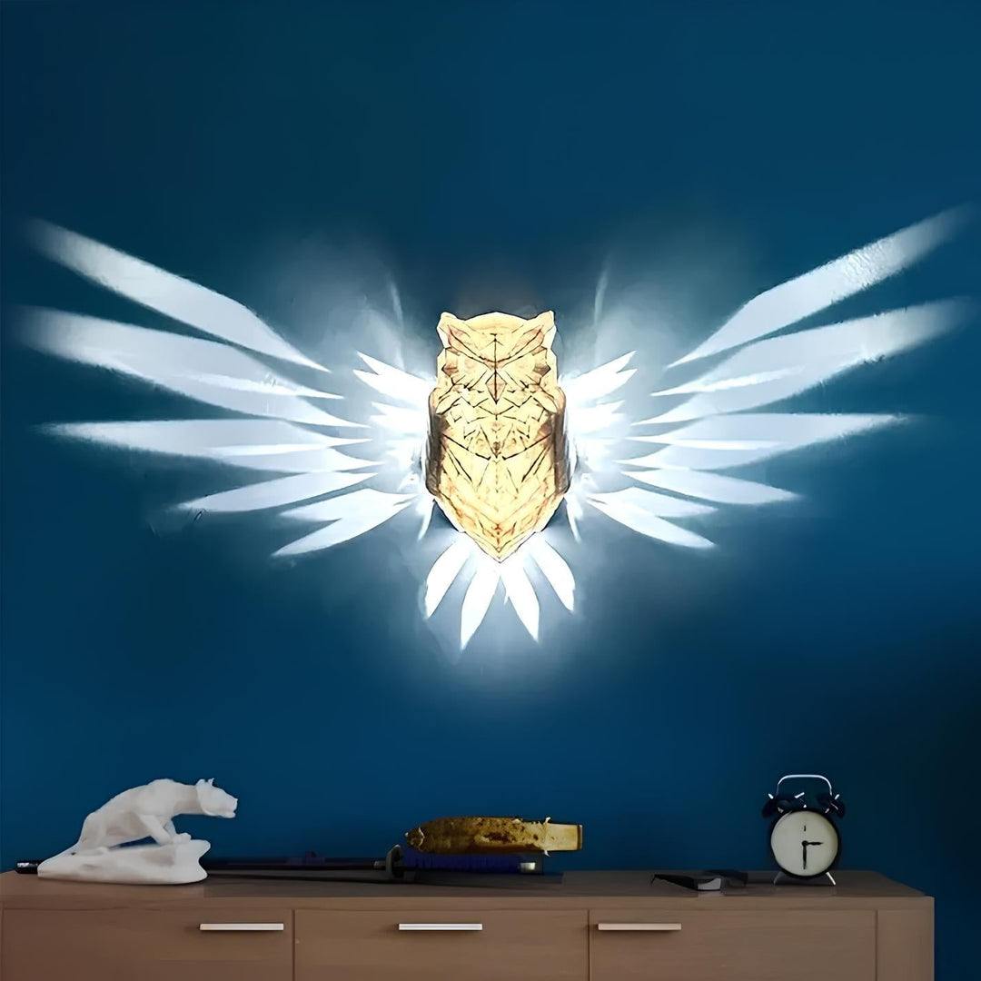 Illuminated Wings Wall Lamp - LumaWings | Bowlift