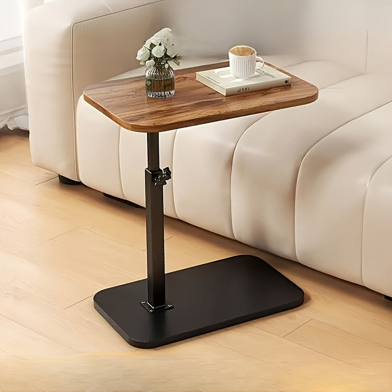 Adjustable Comfort Table – Wooden Side Table with Metal Frame | Bowlift