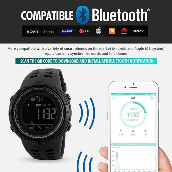 BowLift | Men Smart Chrono Calories Pedometer Multi-Functions Sports Watches