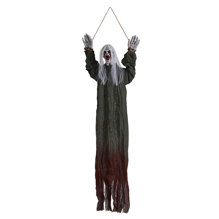 BowLift | Halloween Hanging Decoration – Creepy Ghost with Blood Stains