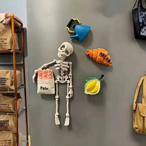BowLift | 3D printed vintage skeleton magnetic figure