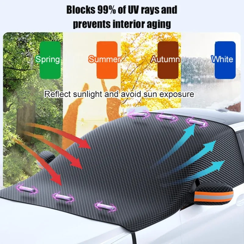 Magnetic Car Windshield Snow and Sun Protection – Durable and Compact | Bowlift