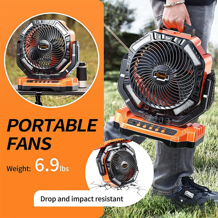 Rechargeable Camping Fan | Bowlift