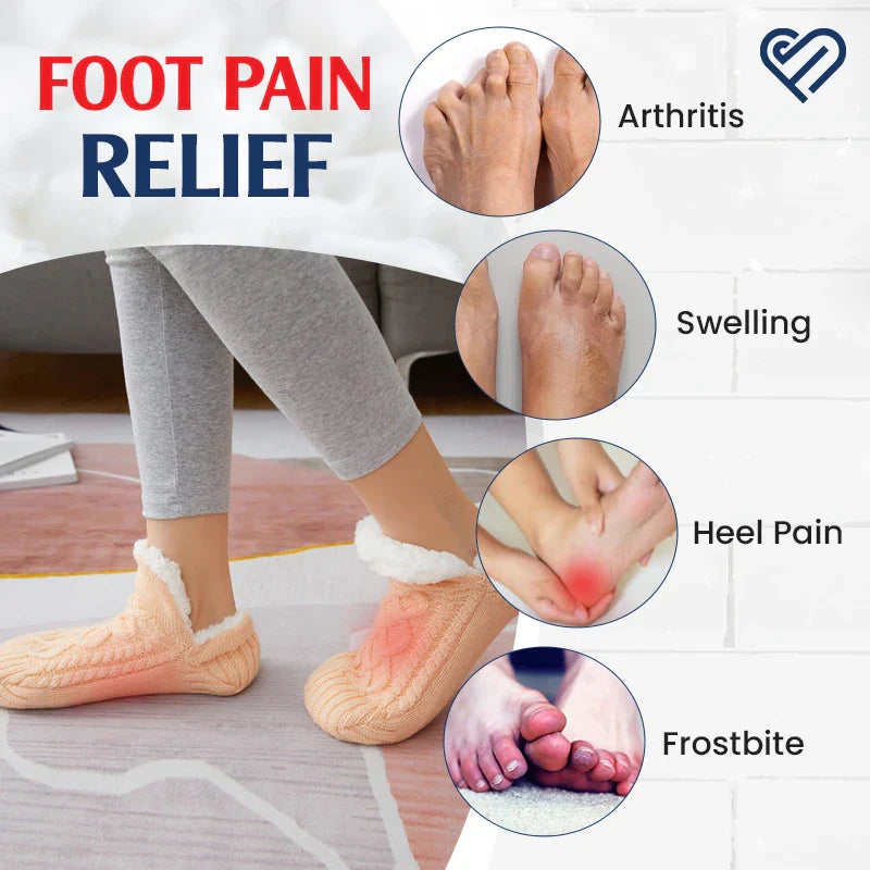 BowLift | Fleece-Lined Non-Slip Thermal Slippers Socks