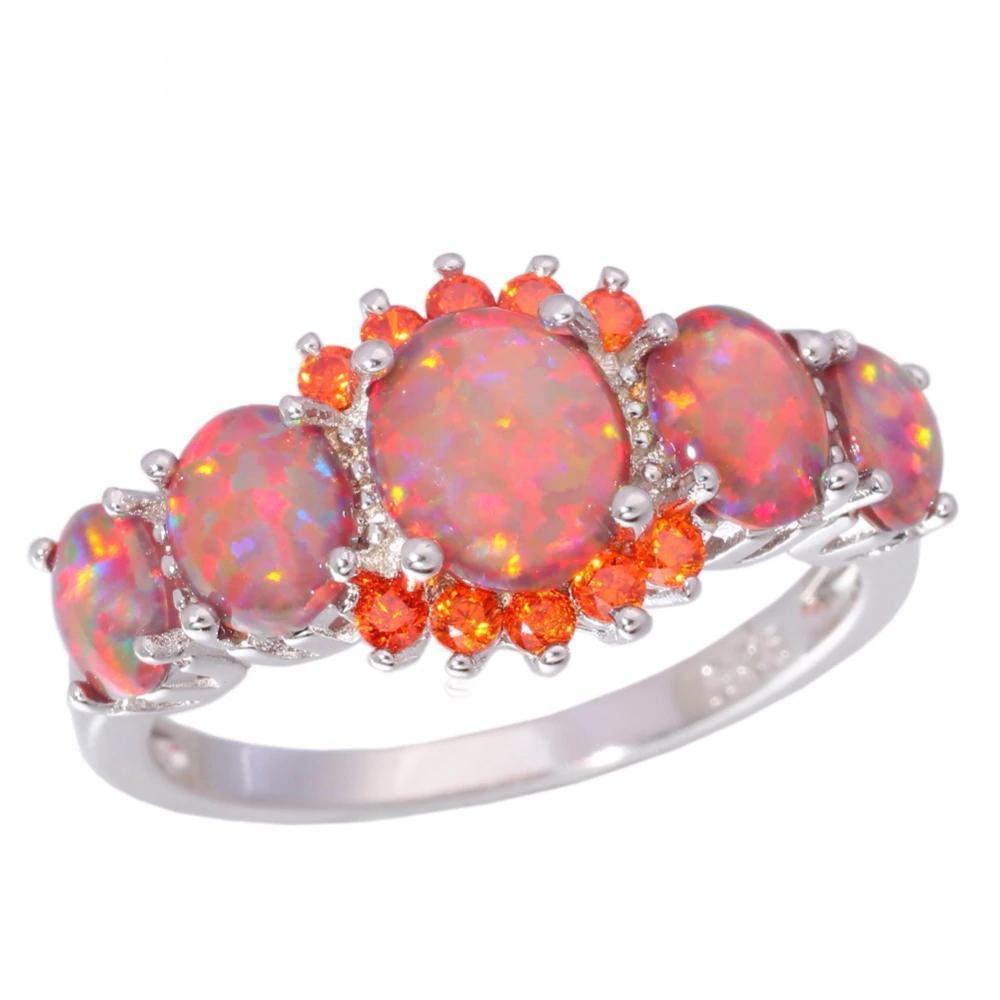 BowLift | Fire Opal Garnet Ring