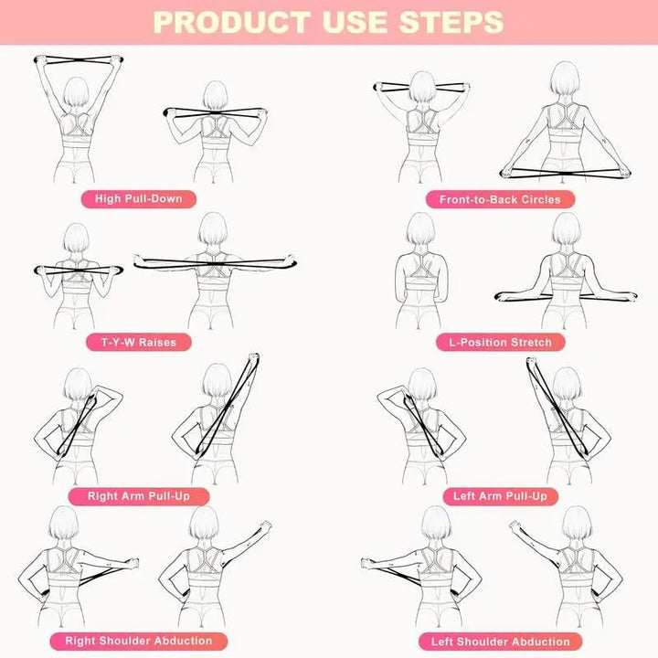BowLift | 8-shaped resistance band – strengthens chest & corrects your posture