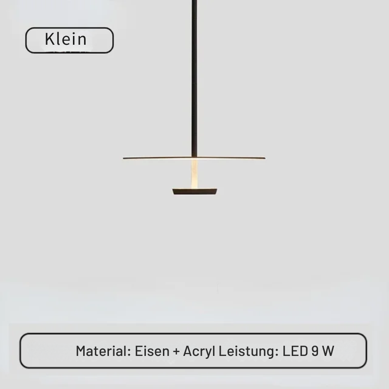 Minimalistic Ring Pendant Light, Modern LED Hanging Lamp for Dining Room & Office | Bowlift