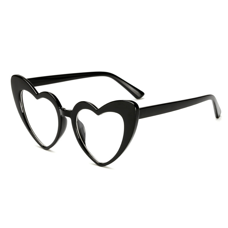 Ladies Heart-Shaped Sunglasses in Trendy Design Bowlift