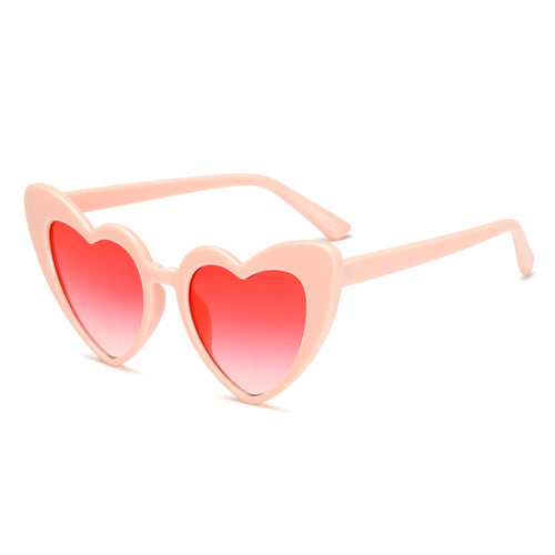 Ladies Heart-Shaped Sunglasses in Trendy Design Bowlift