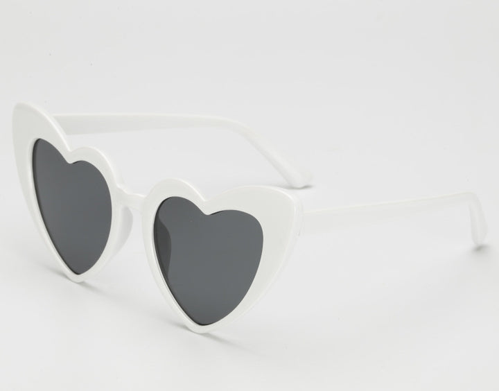 Ladies Heart-Shaped Sunglasses in Trendy Design Bowlift